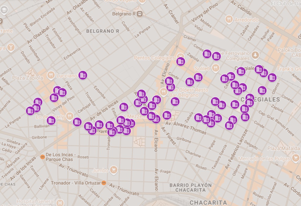 63 desarrollos en Colegiales